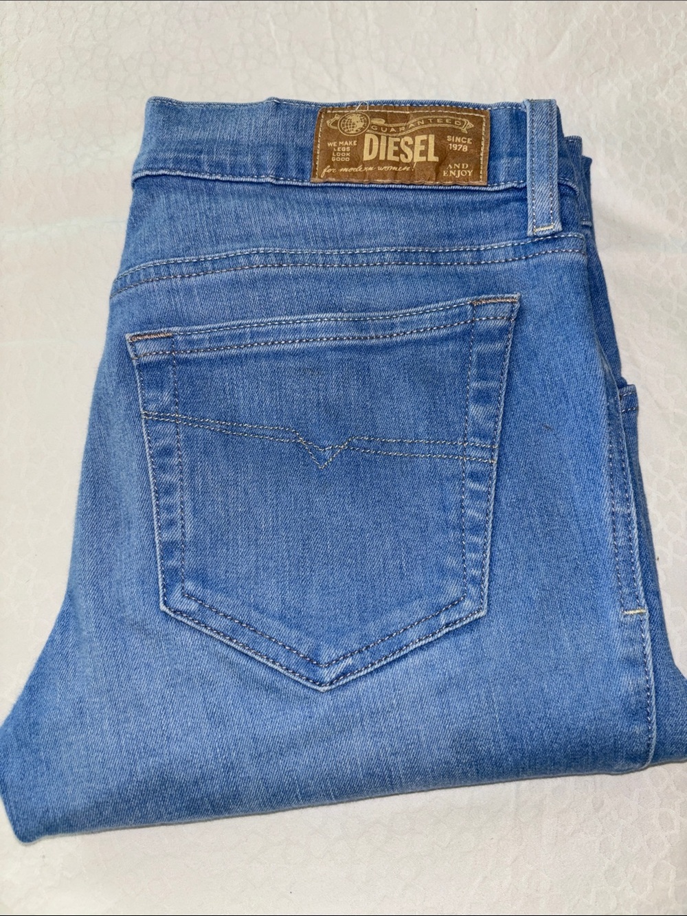 Diesel Light Blue Straight Jeans - Picture 10 of 10